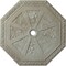 Ekena Millwork Spring Octagonal Ceiling Medallion (Canopies up to 3"), 29 1/8"OD x 2 1/4"ID x 1 1/8"P, Flash Gold CM30SPFLS - alternate 1